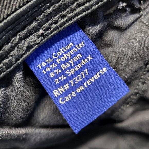 Apt 9 Womens Jeans Straight Leg Size 16 Stretch Cut Off Hem Gray - Picture 4 of 15